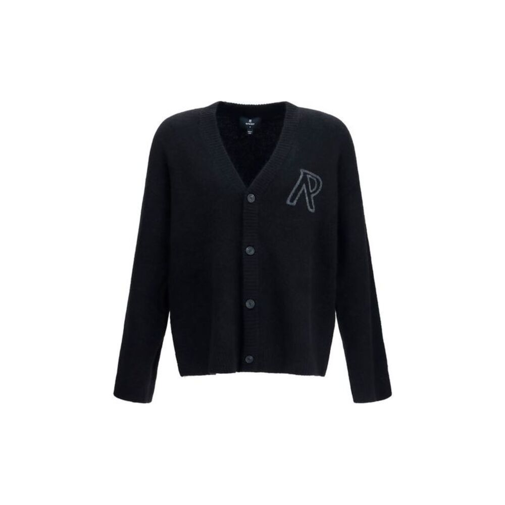 Represent Black Alpaca Vicugna Pacos Men's Cardigan
